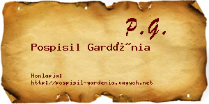 Pospisil Gardénia névjegykártya